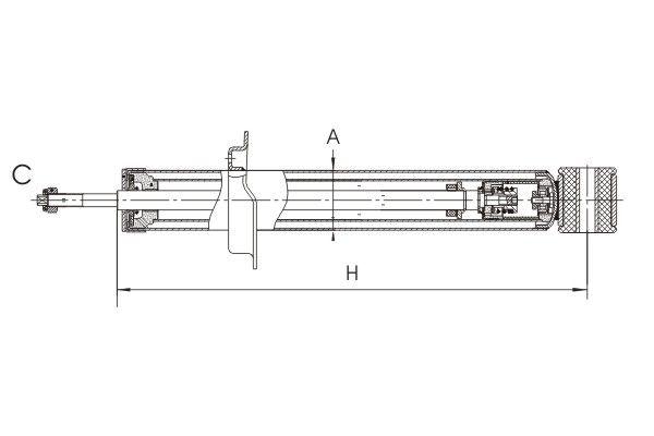 SCT GERMANY Amortizators Z 2873